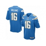 Men's Nike San Diego Chargers #16 Tyrell Williams Game Electric Blue Alternate NFL Jersey