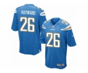 Men's Nike San Diego Chargers #26 Casey Hayward Game Electric Blue Alternate NFL Jersey