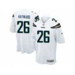 Men's Nike San Diego Chargers #26 Casey Hayward Game White NFL Jersey