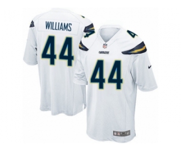 Men's Nike San Diego Chargers #44 Andre Williams Game White NFL Jersey