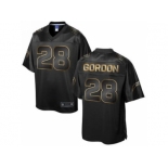 Nike San Diego Chargers #28 Melvin Gordon Black Gold Collection Jersey[Game]