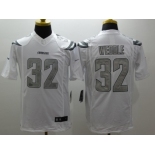 Nike San Diego Chargers #32 Weddle Platinum White Jerseys[Game]