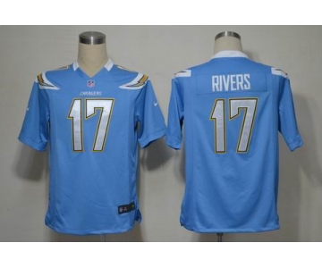 nike nfl jerseys san diego chargers #17 rivers lt.blue[game]