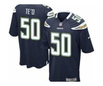 nike nfl jerseys san diego chargers #50 manti teo dk.blue[game]