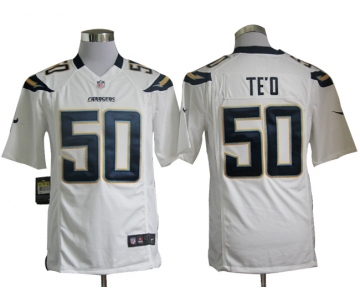 nike nfl jerseys san diego chargers #50 manti teo white[game]