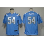 nike nfl jerseys san diego chargers #54 ingram lt.blue[game]