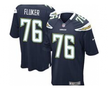 nike nfl jerseys san diego chargers #76 fluker dk.blue[game]