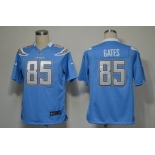 nike nfl jerseys san diego chargers #85 antonio gates lt.blue[game]