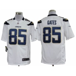 nike nfl jerseys san diego chargers #85 antonio gates white Game Jerseys