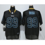 Men Nike San Diego Charger #99 Joey Bosa Lights Out Black Elite Jerseys