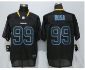 Men Nike San Diego Charger #99 Joey Bosa Lights Out Black Elite Jerseys