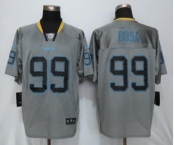 Men Nike San Diego Chargers #99 Joey Bosa Lights Out Gray Elite Jerseys