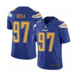 Men's Los Angeles Chargers #97 Joey Bosa Elite Electric Blue Rush Vapor Untouchable Football Jersey