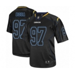 Men's Los Angeles Chargers #97 Joey Bosa Elite Lights Out Black Football Jersey