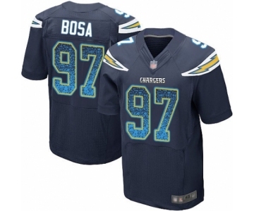 Men's Los Angeles Chargers #97 Joey Bosa Elite Navy Blue Home Drift Fashion Football Jersey