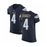 Men's Nike Los Angeles Chargers #4 Michael Badgley Navy Blue Team Color Vapor Untouchable Elite Player NFL Jersey