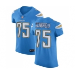 Men's Nike Los Angeles Chargers #75 Michael Schofield Electric Blue Alternate Vapor Untouchable Elite Player NFL Jersey