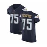 Men's Nike Los Angeles Chargers #75 Michael Schofield Navy Blue Team Color Vapor Untouchable Elite Player NFL Jersey