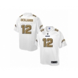 Men's Nike San Diego Chargers #12 Travis Benjamin Elite White Pro Line Fashion NFL Jersey