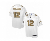 Men's Nike San Diego Chargers #12 Travis Benjamin Elite White Pro Line Fashion NFL Jersey