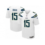 Men's Nike San Diego Chargers #15 Dontrelle Inman Elite White NFL Jersey