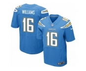 Men's Nike San Diego Chargers #16 Tyrell Williams Elite Electric Blue Alternate NFL Jersey