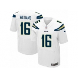 Men's Nike San Diego Chargers #16 Tyrell Williams Elite White NFL Jersey