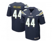 Men's Nike San Diego Chargers #44 Andre Williams Elite Navy Blue Team Color NFL Jersey