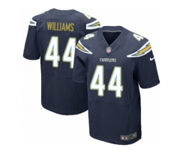 Men's Nike San Diego Chargers #44 Andre Williams Elite Navy Blue Team Color NFL Jersey