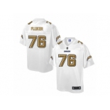 Men's Nike San Diego Chargers #76 D.J. Fluker Elite White Pro Line Fashion NFL Jersey