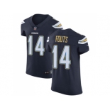 Nike Los Angeles Chargers #14 Dan Fouts Navy Blue Team Color Men Stitched NFL Vapor Untouchable Elite Jersey