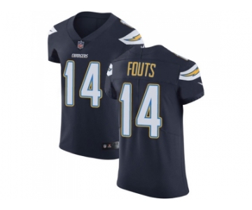 Nike Los Angeles Chargers #14 Dan Fouts Navy Blue Team Color Men Stitched NFL Vapor Untouchable Elite Jersey