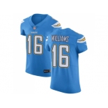 Nike Los Angeles Chargers #16 Tyrell Williams Electric Blue Alternate Men Stitched NFL Vapor Untouchable Elite Jersey