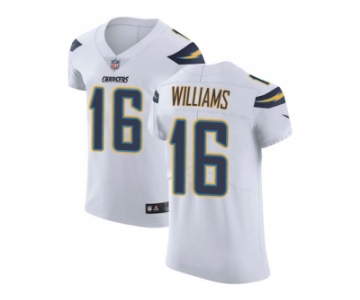 Nike Los Angeles Chargers #16 Tyrell Williams White Men Stitched NFL Vapor Untouchable Elite Jersey