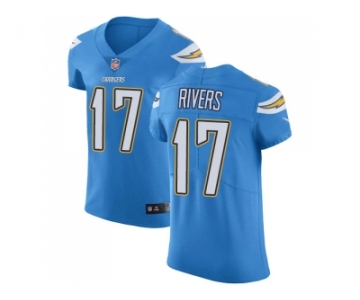 Nike Los Angeles Chargers #17 Philip Rivers Electric Blue Alternate Men Stitched NFL Vapor Untouchable Elite Jersey