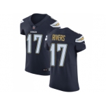 Nike Los Angeles Chargers #17 Philip Rivers Navy Blue Team Color Men Stitched NFL Vapor Untouchable Elite Jersey