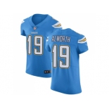 Nike Los Angeles Chargers #19 Lance Alworth Electric Blue Alternate Men Stitched NFL Vapor Untouchable Elite Jersey