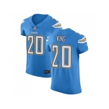 Nike Los Angeles Chargers #20 Desmond King Electric Blue Alternate Men Stitched NFL Vapor Untouchable Elite Jersey