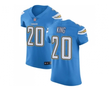 Nike Los Angeles Chargers #20 Desmond King Electric Blue Alternate Men Stitched NFL Vapor Untouchable Elite Jersey