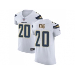 Nike Los Angeles Chargers #20 Desmond King White Men Stitched NFL Vapor Untouchable Elite Jersey