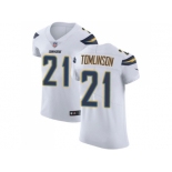 Nike Los Angeles Chargers #21 LaDainian Tomlinson White Men Stitched NFL Vapor Untouchable Elite Jersey