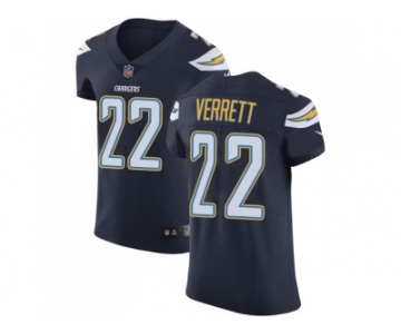 Nike Los Angeles Chargers #22 Jason Verrett Navy Blue Team Color Men Stitched NFL Vapor Untouchable Elite Jersey