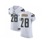 Nike Los Angeles Chargers #28 Melvin Gordon White Men Stitched NFL Vapor Untouchable Elite Jersey