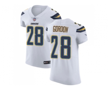 Nike Los Angeles Chargers #28 Melvin Gordon White Men Stitched NFL Vapor Untouchable Elite Jersey