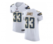 Nike Los Angeles Chargers #33 Derwin James White Men Stitched NFL Vapor Untouchable Elite Jersey