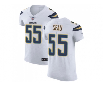 Nike Los Angeles Chargers #55 Junior Seau White Men Stitched NFL Vapor Untouchable Elite Jersey