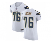 Nike Los Angeles Chargers #76 Russell Okung White Men Stitched NFL Vapor Untouchable Elite Jersey