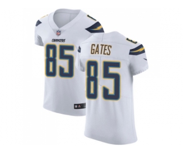 Nike Los Angeles Chargers #85 Antonio Gates White Men Stitched NFL Vapor Untouchable Elite Jersey