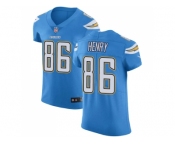 Nike Los Angeles Chargers #86 Hunter Henry Electric Blue Alternate Men Stitched NFL Vapor Untouchable Elite Jersey