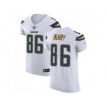 Nike Los Angeles Chargers #86 Hunter Henry White Men Stitched NFL Vapor Untouchable Elite Jersey